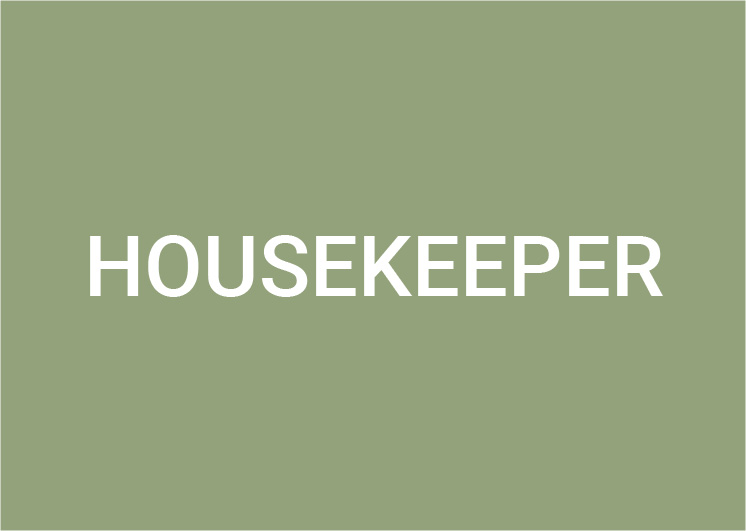 Housekeeper (m/f/d) 50-100% - As off 1st of April 2022 Housekeeper (m/f/d) 50-100% - As off 1st of April 2022