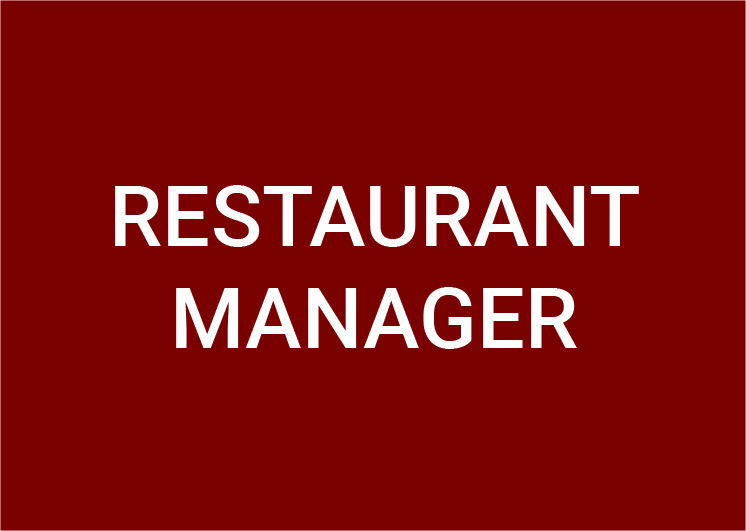 Restaurant Manager (m/w/d) 100% Restaurant Manager (m/w/d) 100%